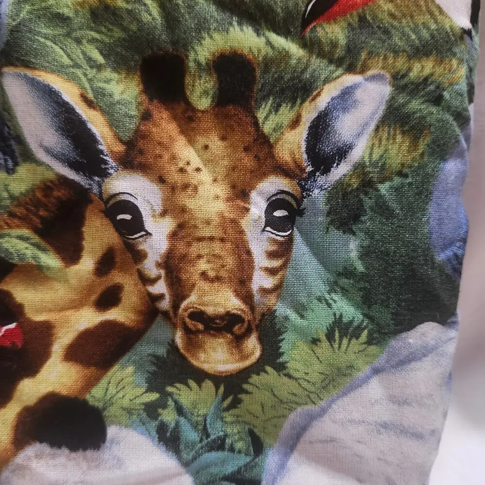 Animal Print Full Coverage QSnap Dust Guard Cover 8 inch Elastic Handmade B16